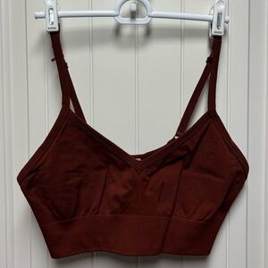 Lululemon Bralette Brick Red 8
